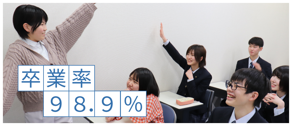 卒業率100％の興学社高等学院